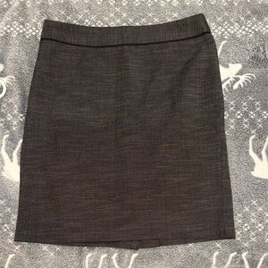Ann Taylor Dark Gray Mini Skirt